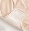 Cotton mid-low waist girls' underwear, simple color contrast waist, comfortable and breathable, cute cartoon girls' underwear, student underwear Specification image